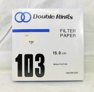lot 88 image: Sealed Box Double Rings 15cm 103 Qualitative Filter Paper