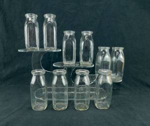 lot 104 image: Lot of 10 Milk or Cream Bottles