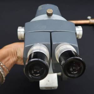 lot 11 image: STEREO STAR 569 MICROSCOPE WITH COPPER STAND