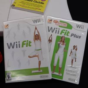 lot 44 image: Wii FIT  Wii FIT PLUS  PILATES AND MORE.