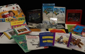 lot 77 image: K12 HOMESCHOOLING BOOKS GRADES 1 AND 2  COLOR PHONICS