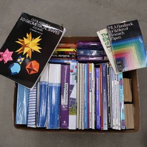 lot 89 image: HOME SCHOOLING BOOKS FOR THE OLDER STUDENT