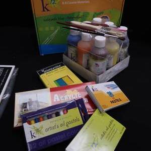 lot 91 image: HOMESCHOOLING K12 ART NEW SUPPLIES