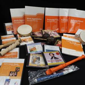 lot 92 image: HOMESCHOOLING K12 BEGINNING MUSIC  INSTRUMENTS