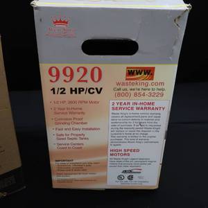 lot 118 image: TWO USED GARBAGE DISPOSERS