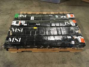lot 19 image: 8 Boxes of MSI Desert Rose 7.13 in. W x 48.03 in. L Rigid Core Luxury Click Lock Vinyl Plank Flooring (23.77 sq. ft.case) Customer Returns See Pictures