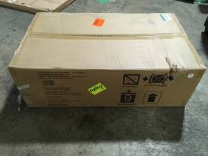 lot 41 image: Husky Ready-to-Assemble 24-Gauge Steel 2-Door Garage Base Cabinet in Black (28 in. W x 32 in. H x 18 in. D)   Customer Returns See Pictures