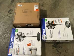 lot 42 image: Lot of Assorted Fans Various Models and Conditions   Customer Returns See Pictures