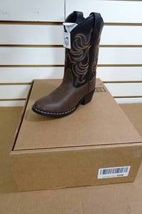 Smoky Mountain Boots -Kids Size 13, BlackBrown