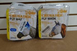 2 Cashel Crusader Fly Masks -YearlingLarge Pony