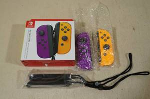 Nintendo Switch Joy-Cons -Neon Purple & Orange