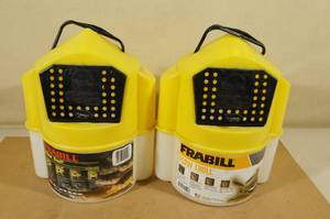2 Frabill Flow Troll Minnow Buckets