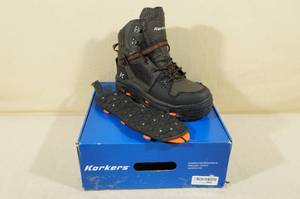 Korkers Terror Ridge Wading Boots -Mens Size 10, BrownOlive