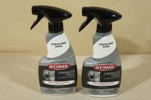 2 12 FL OZ Weiman Stainless Steel Cleaner & Polish