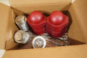 Olson Products Inc. Disposable Apple Maggot Trap Kit 24 Apples, Wire Holders, 3 cans of Adhesive