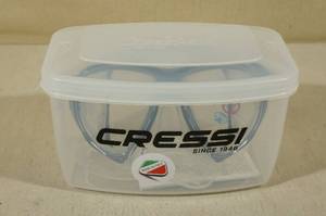 Cressi Big Eyes Evolution Swim Mask -Clear Blue