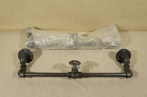 2 Danya B Industrial Pipe with Valve Wall Dcor