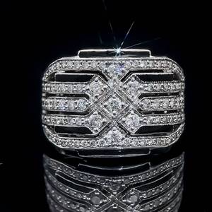 lot 11B image: Dazzle in Art Deco Diamond & Onyx Multi-Row High End Ring in 14k White Gold $4800 Retail VIDEO