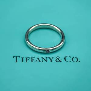 lot 30C image: Designer Tiffany & Co. Elsa Peretti Pink Sapphire & 925 Sterling Silver Band Ring  VIDEO