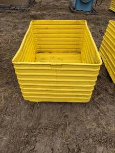 Yellow Bulk Steel Container