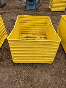 Yellow Bulk Steel Container