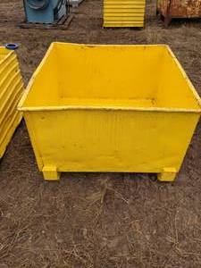 Yellow Steel Container