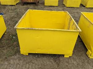 Yellow Steel Container