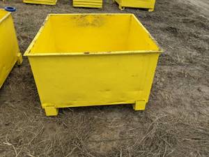 Yellow Steel Container