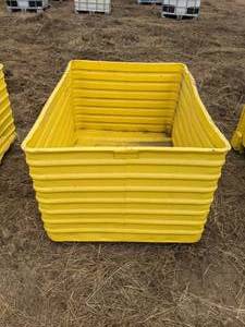 Yellow Bulk Steel Storage Container