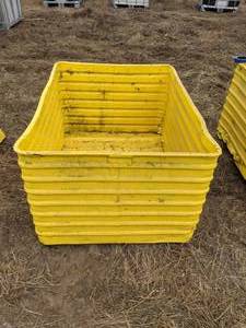Yellow Bulk Steel Container