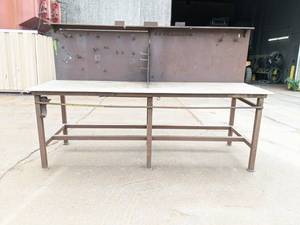 Large Steel Workshop Table F