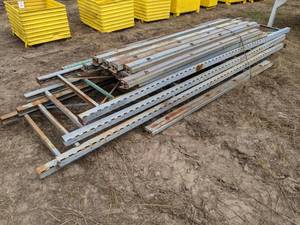 Assorted Pallet Racking Pieces (Vertical and Horizontal)