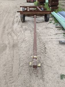 Large Steel Trailer with Hitch