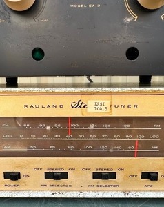 lot 6 image: Heathkit Tube Amp & (RARE) Rauland Tube Receiver UNTESTED