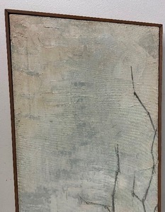 lot 32 image: MCM Mid Century Impressionist Winter Scene Signed FORKEY 62