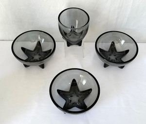 lot 143 image: Four Pieces of Heisey Lodestar Dawn Dishes RARE color