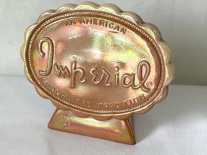 lot 112 image: Imperial Glass Advertising Plaque