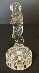 lot 5 image: Vintage Cambridge Glass Bashful Charlotte Floral Frog