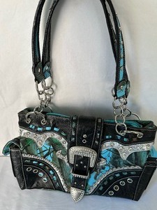 lot 195 image: Unbranded Western Style Purse