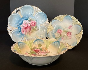 lot 180 image: Three RS Prussia Vintage Porcelain Pieces