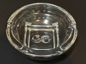 lot 36 image: Vintage Cambridge Vancoram Advertising Glassware Ashtray