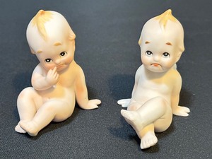 lot 222 image: Pair of Jesco Kewpie Bisque Dolls