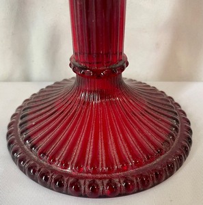 lot 204 image: Carmen Candlesticks by Cambridge Glass