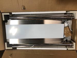 VEVOR Stainless Steel Prep Table 36 x 18 x 34 in. BBQ Prep Table with 2 Adjustable Undershelf Heavy Duty Kitchen Utility Table  Customer Returns See Pictures