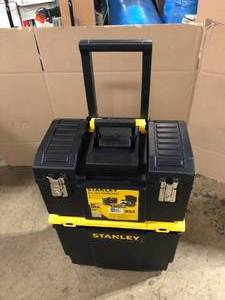 Stanley 11 in. 3-in-1 Detachable Mobile Tool Box  Customer Returns See Pictures