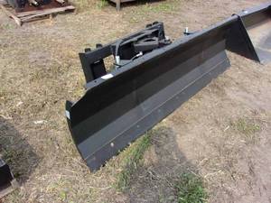 lot 23 image: New 86-inch Skid Loader Mounted Blade with Hydraulic Angling