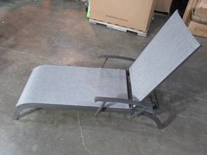 lot 4 image: Phifertex Premier Lounge Chair- Grey
