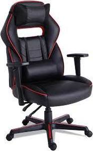 lot 20 image: Alera Racing Style Ergonomic Gaming Chair BlackRed BT51593RED