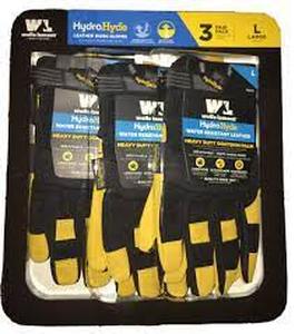 lot 49 image: Hydra Hyde Unisex Leather Work Duty Safety Breathable Hydrahyde Flexible Water Resistant (Large) Gloves