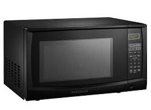 lot 73 image: Insignia - 0.7 Cu. Ft. Compact Microwave - Black